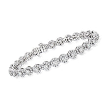 8.00 CT Round Lab-Grown Diamond | Tennis Bracelet | 14K White Gold | F Color | VS Clarity
