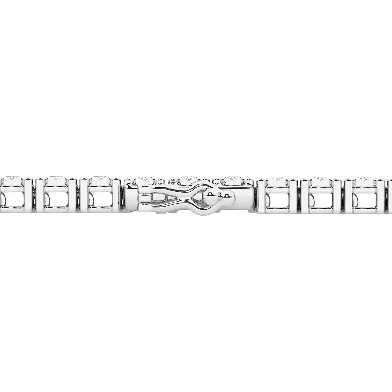 Womens | 2.00 CT Round Cut Lab Grown Accent Diamond | Tennis Bracelet | Sterling Silver | I-I1