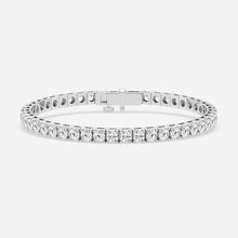 12.00 CT Round Lab-Grown Diamond | Bracelet | 14K White Gold | G Color | SI Clarity