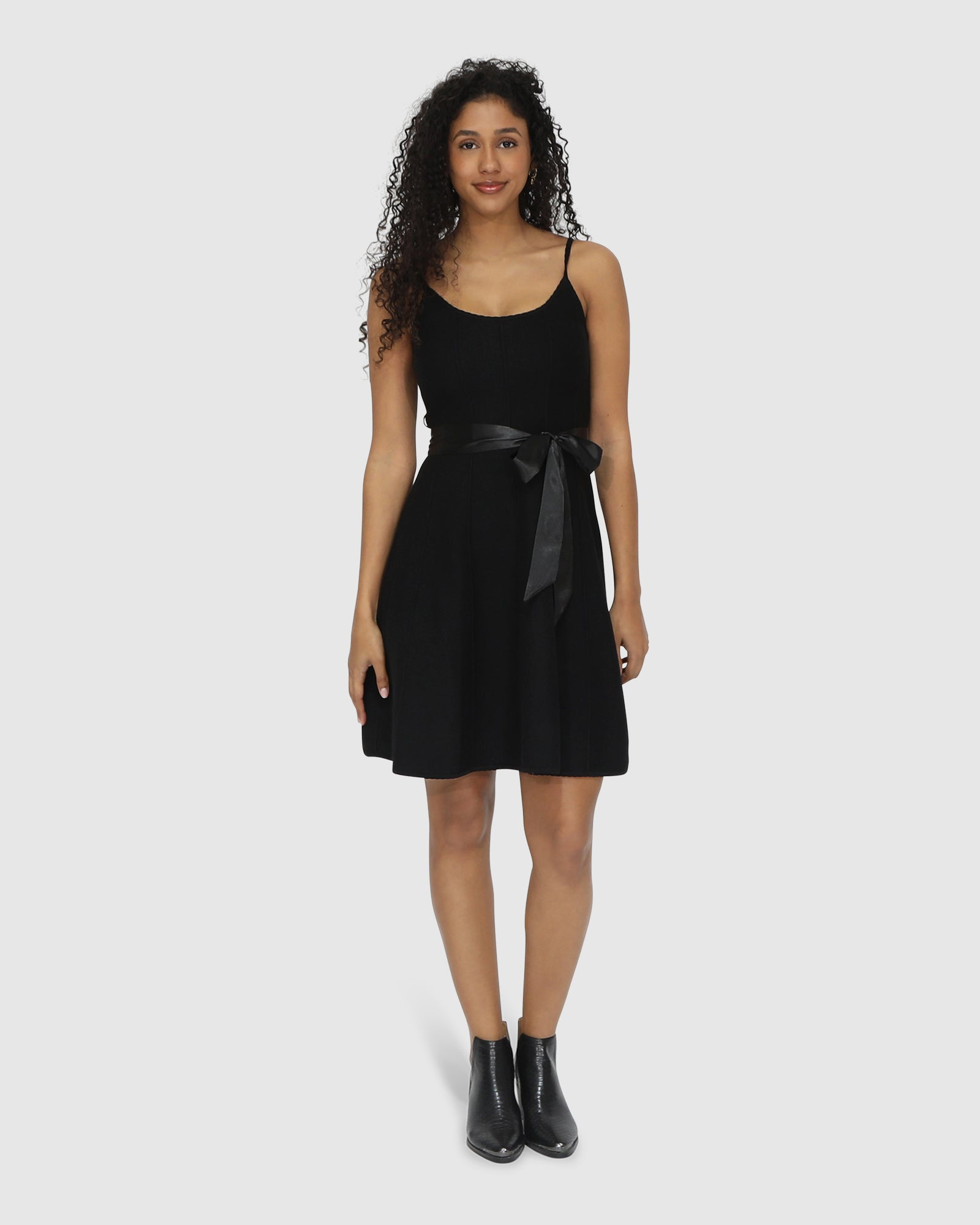 Women | Love Her Madly Knit Dress | Black