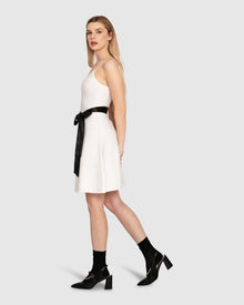 Women | Love Her Madly Knit Dress | White