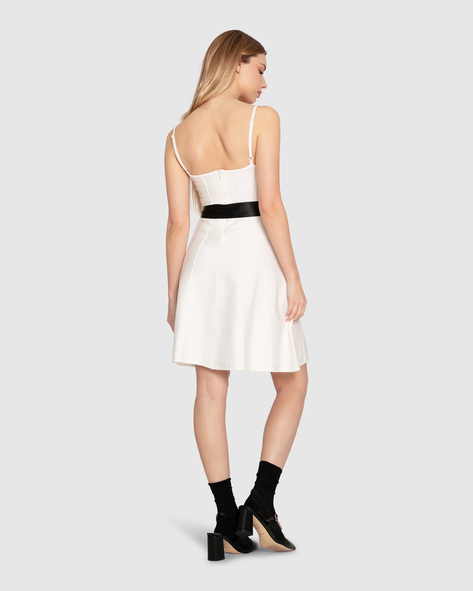 Women | Love Her Madly Knit Dress | White