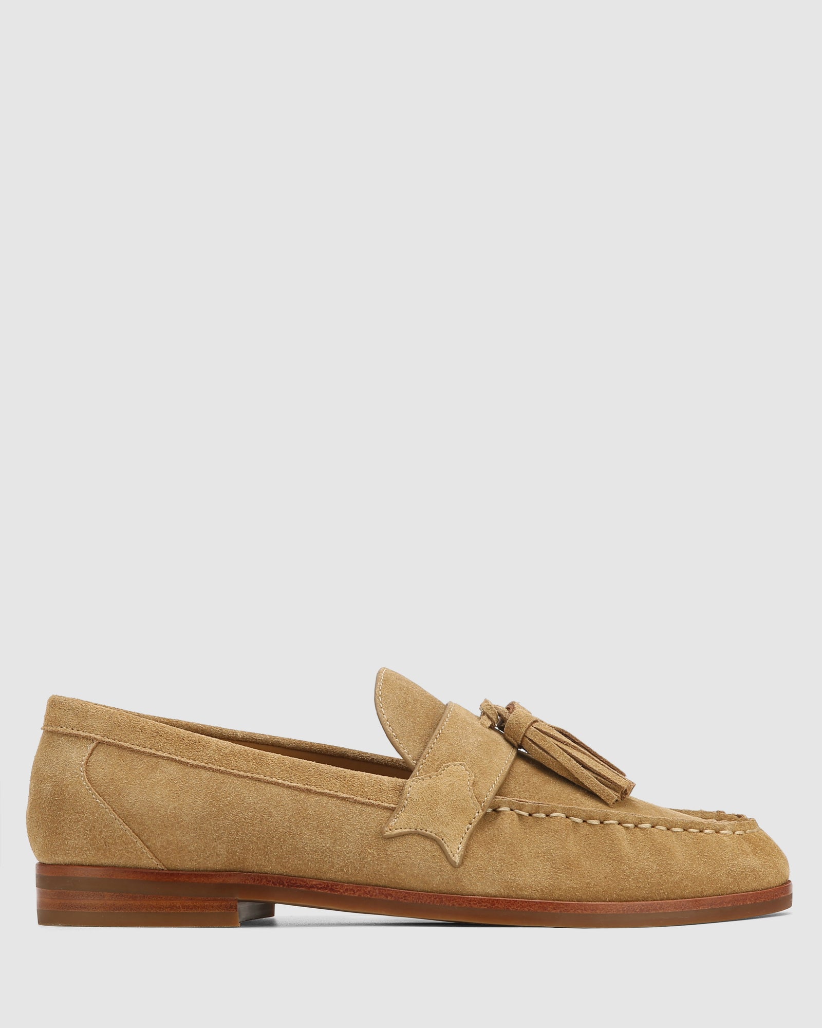 Mens | Lido Cow Suede Loafer | Tan
