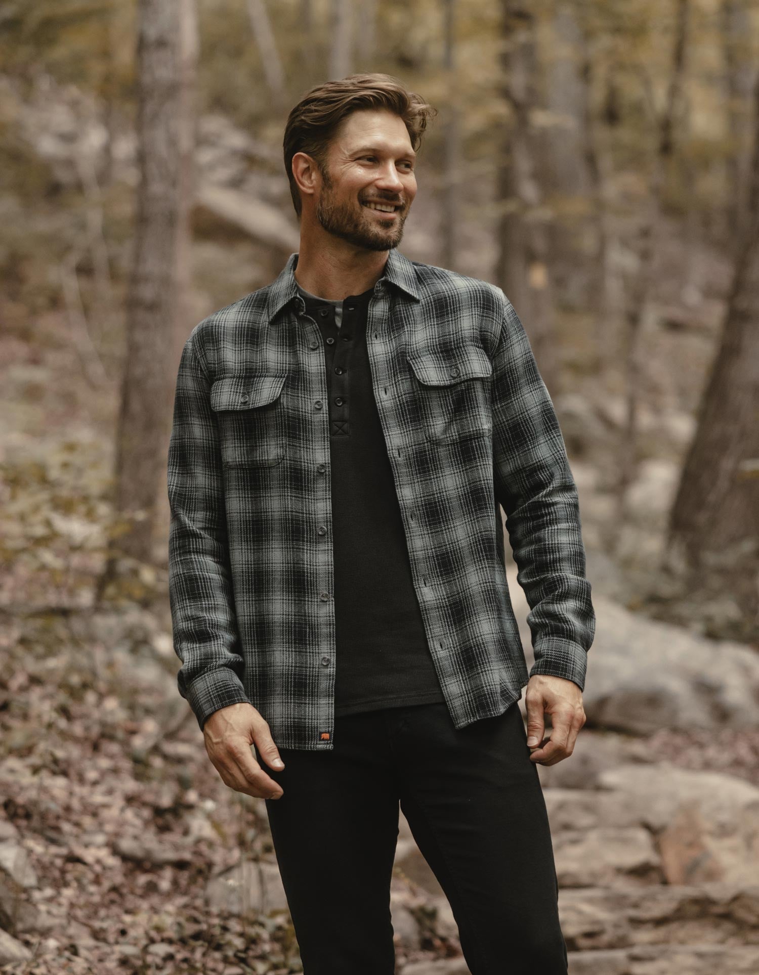 Men | Mountain Overshirt | Eucalyptus Plaid