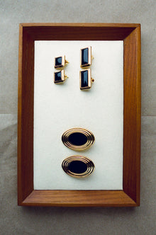 Archer Rectangle Earrings | Gold-Plated on Brass