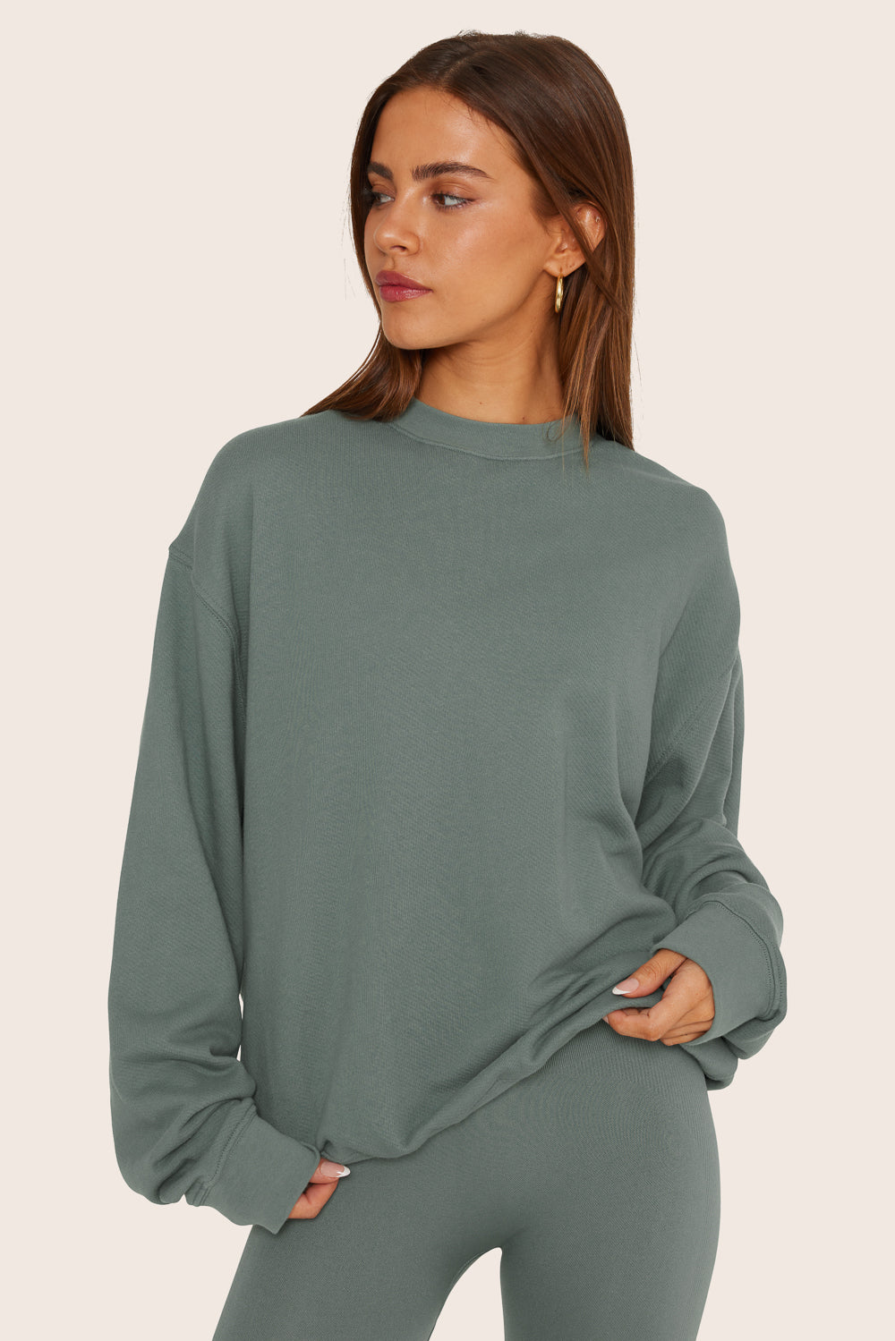 Lightweight Sweats Classic Crewneck | Wave