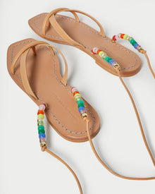 Lilla Wrap Sandal | Honey/Multi