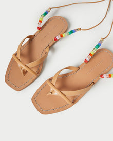 Lilla Wrap Sandal | Honey/Multi