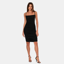 OW Collection LINA Mini Dress Dress 002 - Black Caviar