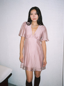 Grace Mini Dress | Ballet Pink Organza