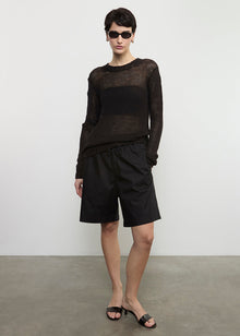 Poplin Resort Short | Black