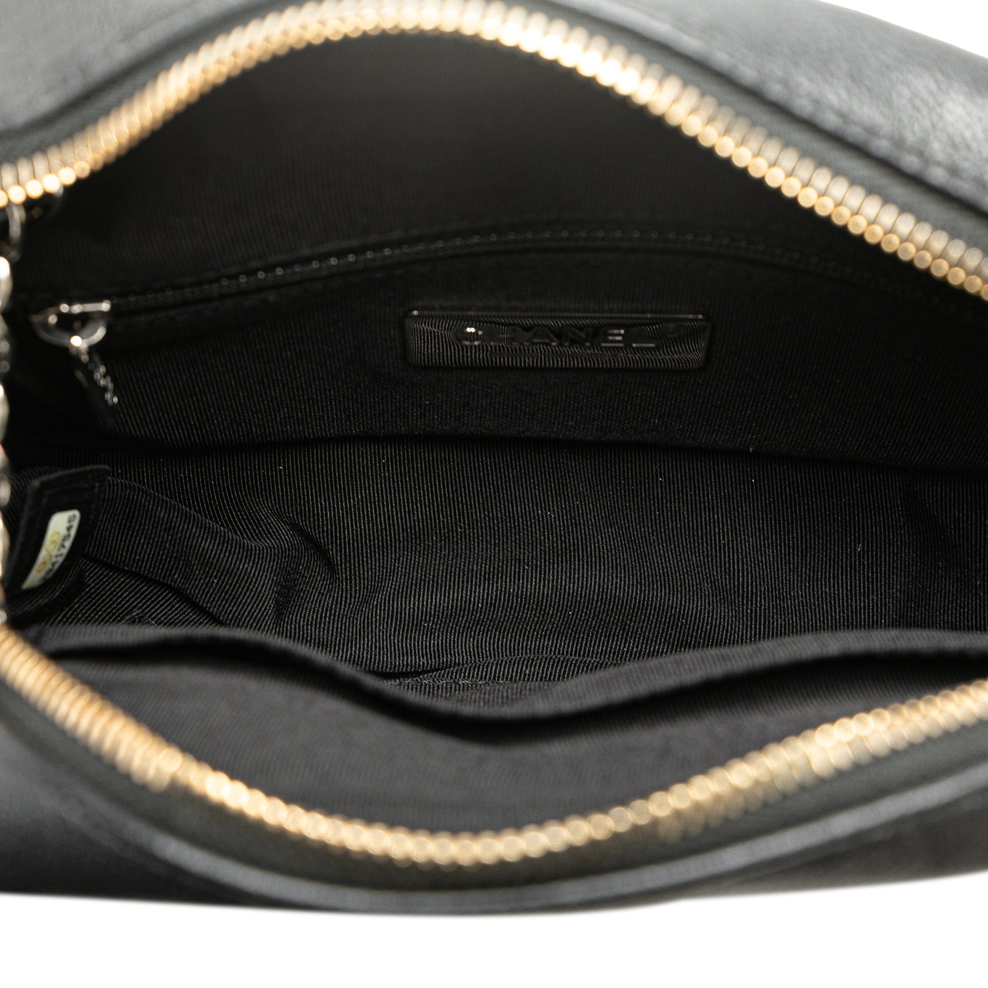 Chanel | Pre-Owned CC Quilted Lambskin Chain Camera Bag | Black