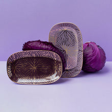 Talianna Lily Pad Catchall Tray | Lilac | Ceramic with 24K Gold Details