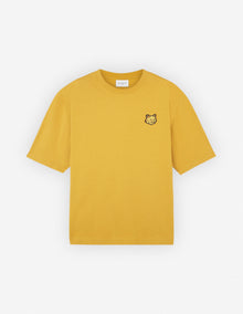 Mens | Bold Fox Head Patch Oversize Short-Sleeve Cotton Tee-Shirt | Trench
