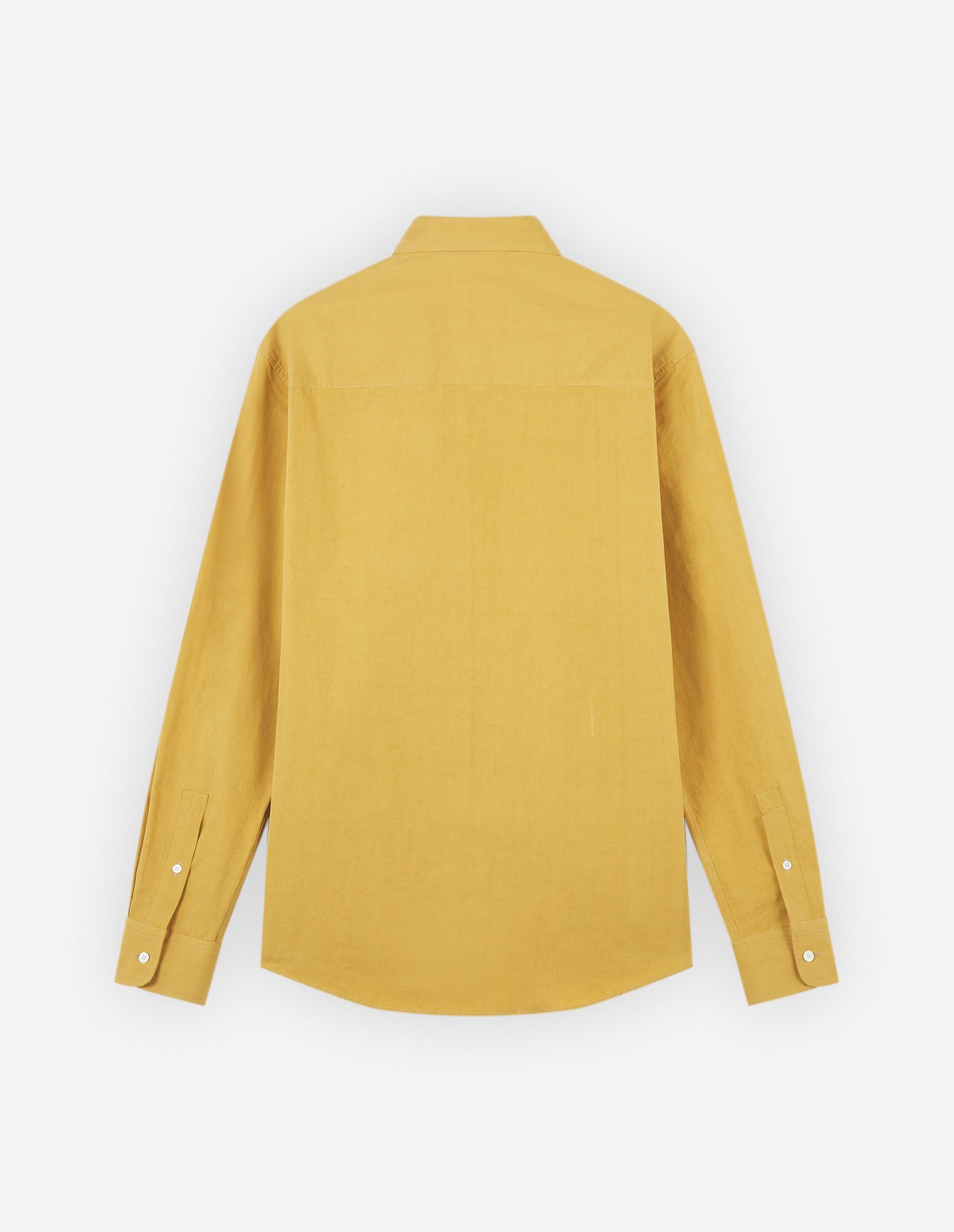 Mens | Bold Fox Head Patch Casual Cotton Popplin Shirt | Trench