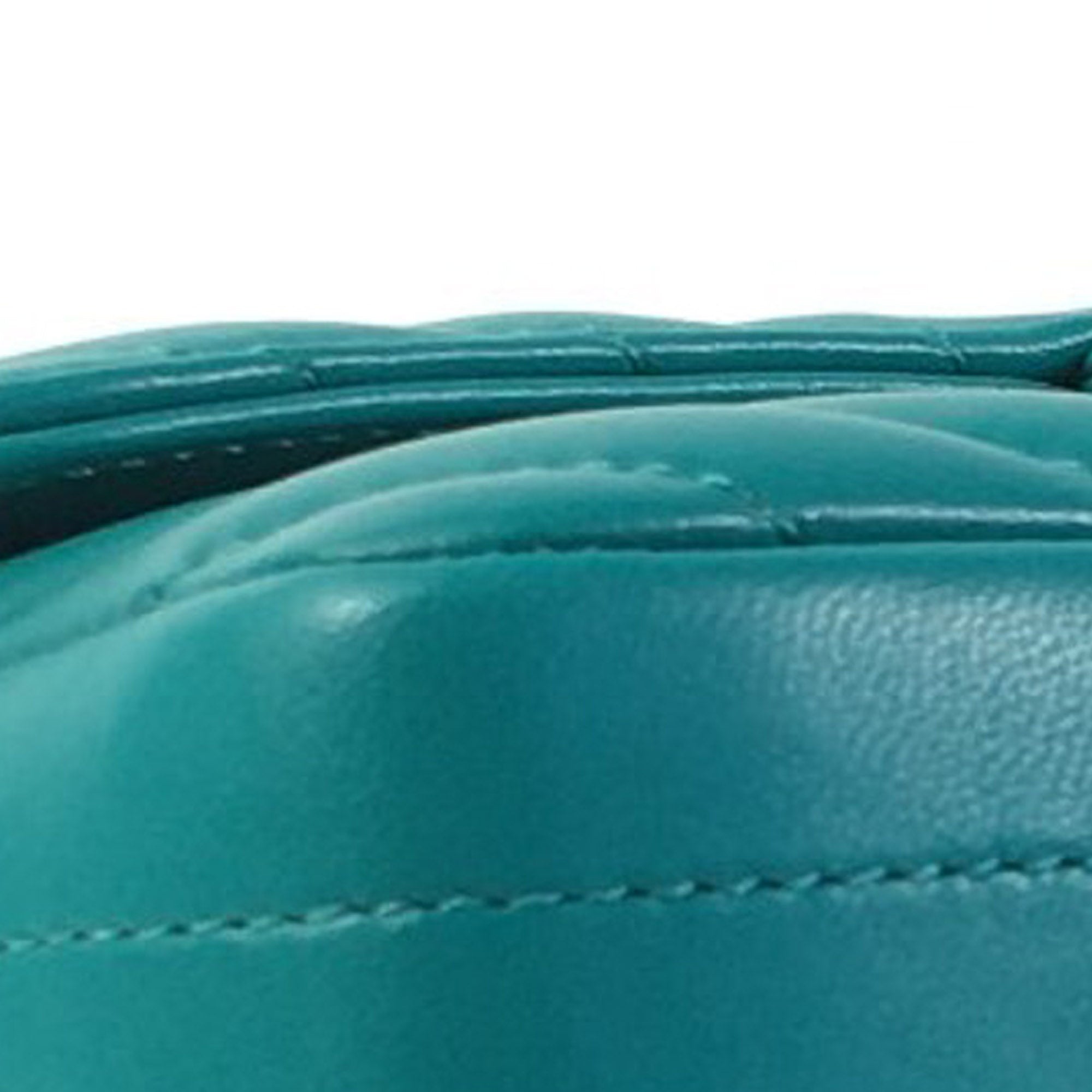 Chanel | Pre-Owned Mini Rectangular Chevron Lambskin Single Flap | Green