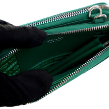 Prada | Pre-Owned Mini Saffiano Lux Double Triangle Satchel | Green