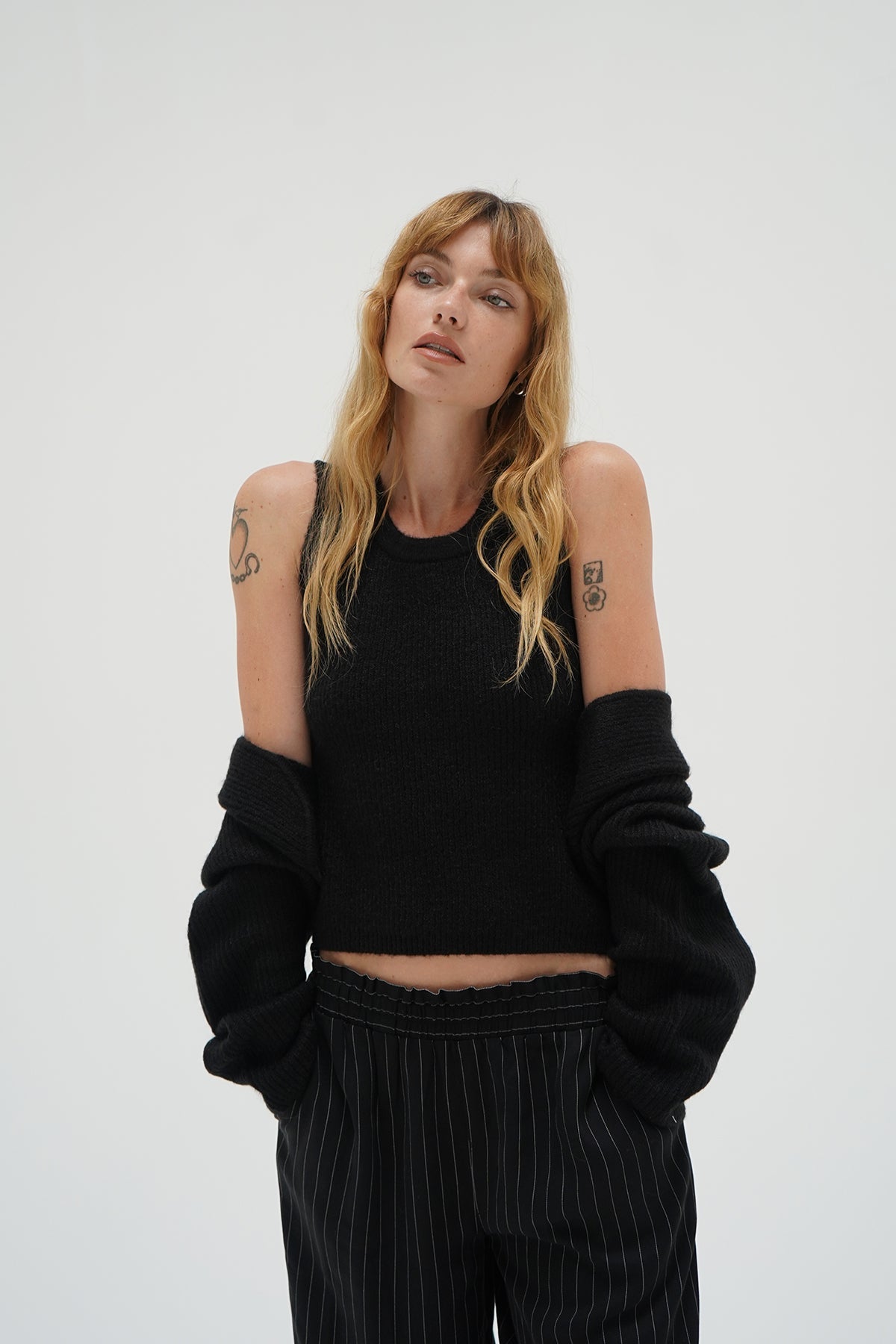 Women | Ean Shrug Sweater Set | Black