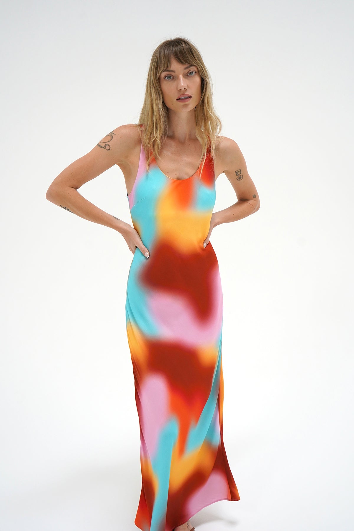 LNA Erina Tank Dress in mirage