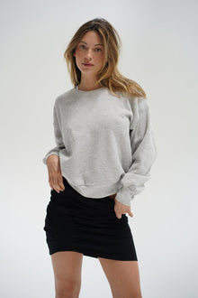 Women | Three Piece Spring Essential Outfit | Heather Grey Black White