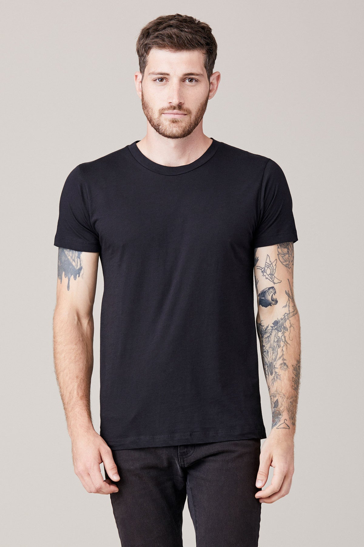 Men | Short Sleeve Crew | Black