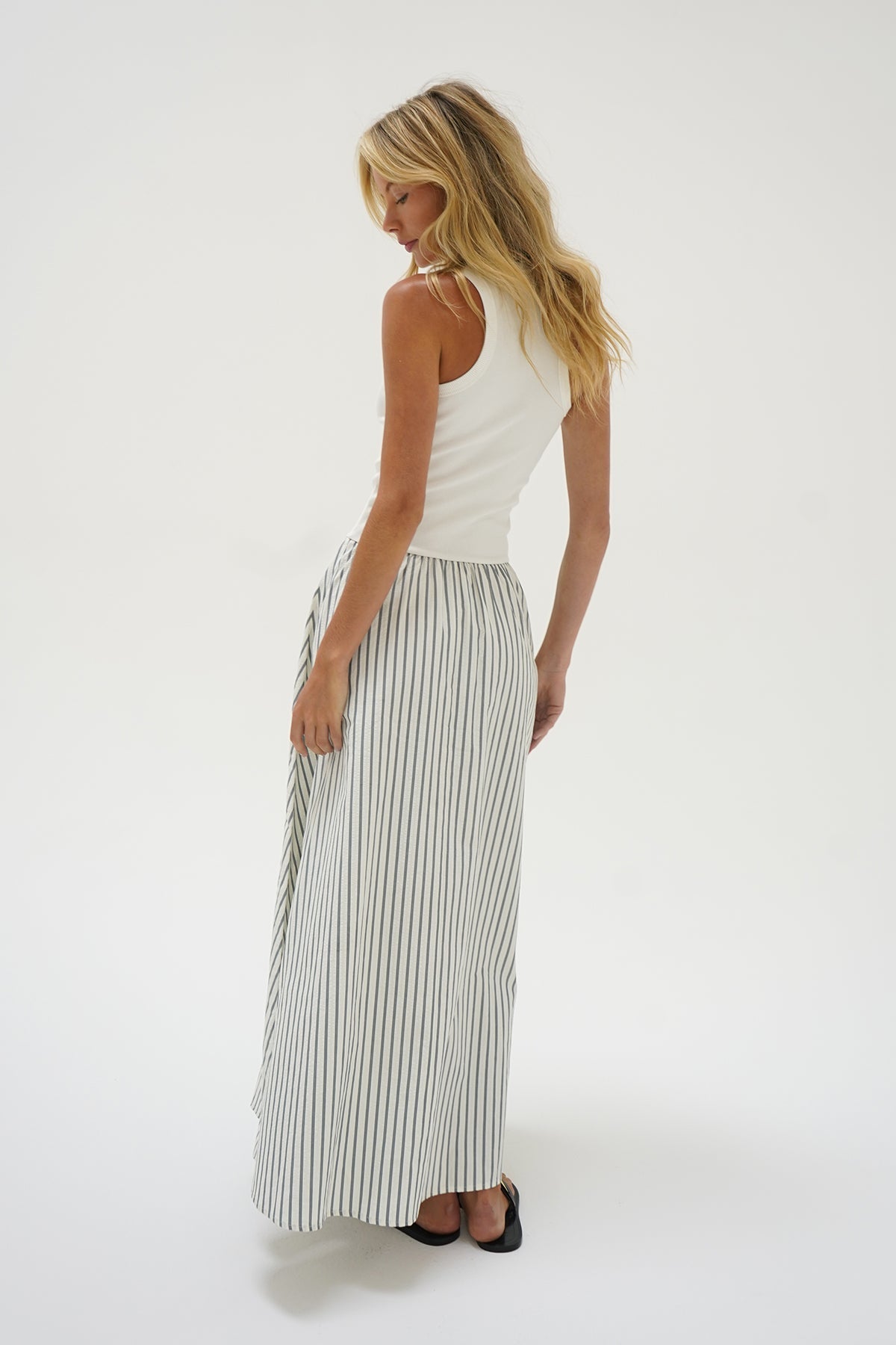 Women | Hart Dress | Grey Stripe