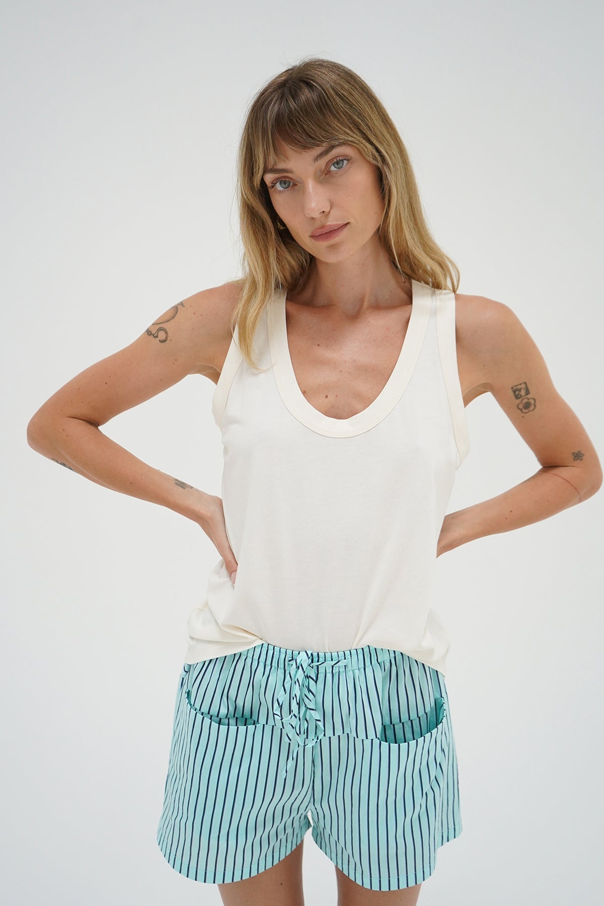 Women | Relaxed U Tank | Jet Stream