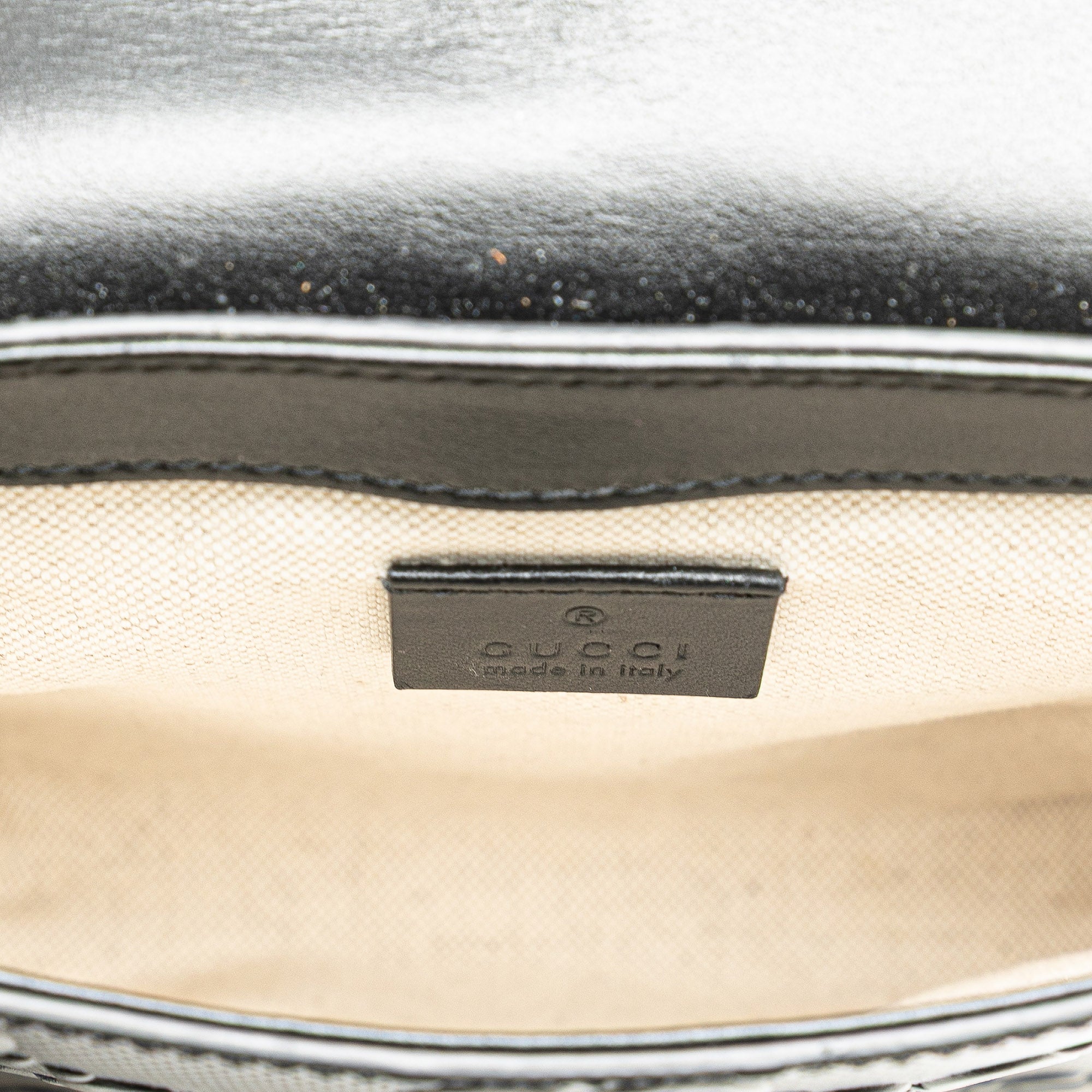 Gucci | Pre-Owned GG Embossed Perforated Double Belt Bag | Black