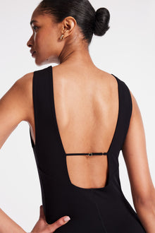 Le Ore | Calla Cutout Short Catsuit | Black