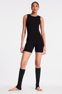 Le Ore | Calla Cutout Short Catsuit | Black