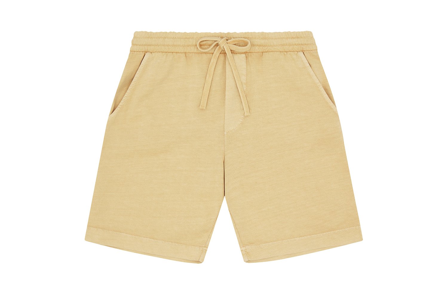 Unisex | Organic Cotton Long Shorts | Sandstone - Natural Mineral Dye