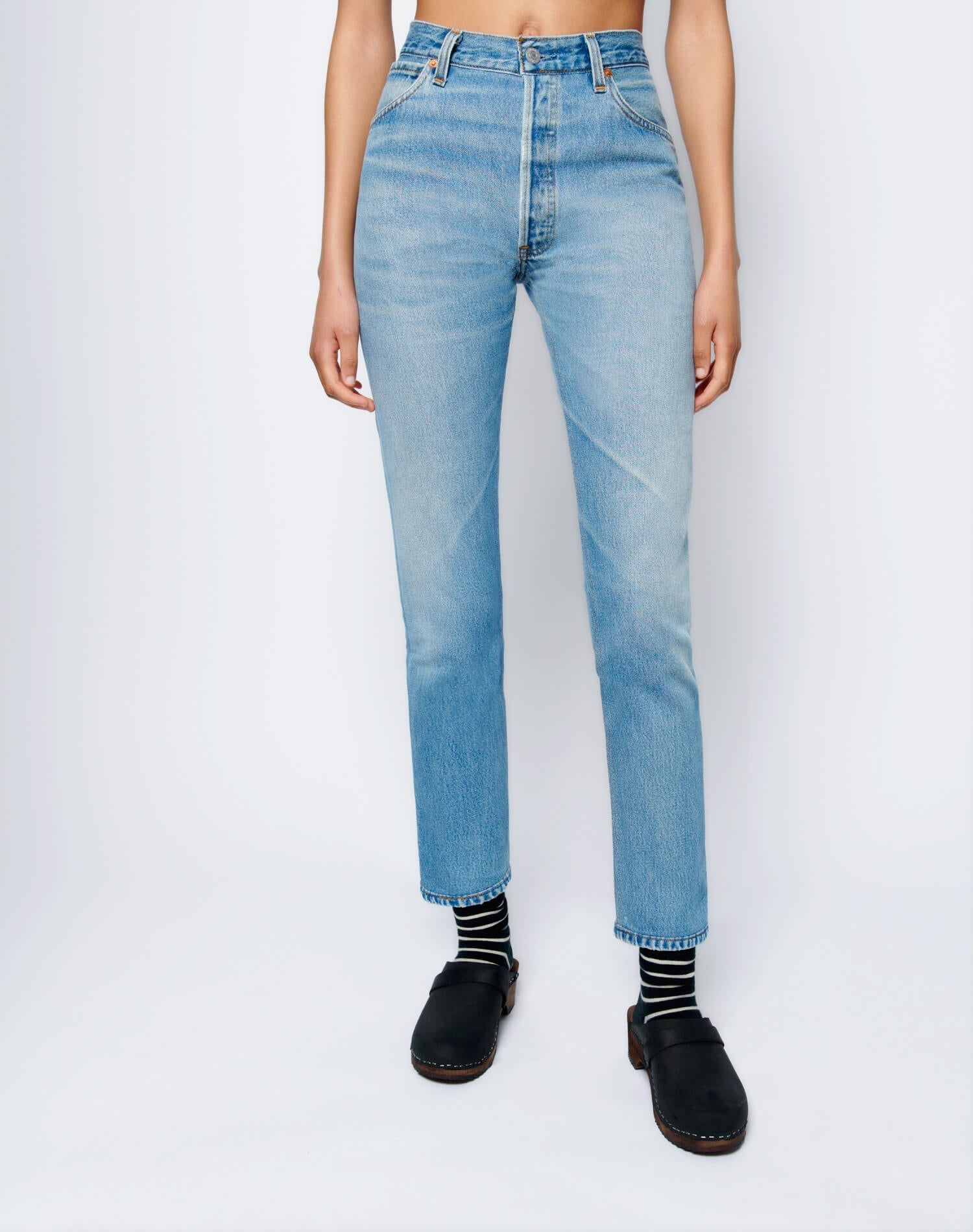 Levi's High Rise Ankle Crop | Indigo