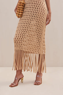 Rubi Knit Dress | Light Camel