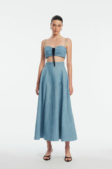 Denim Bandeau | Light Denim