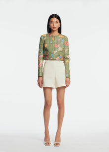 Floral Raffia Jacket | Cactus Multi