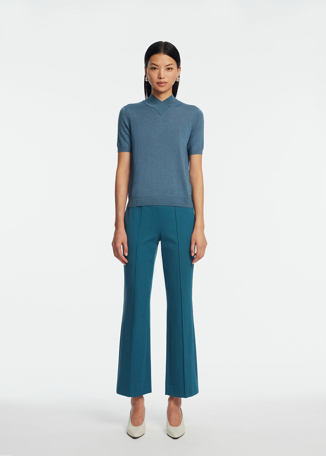 Stretch Cotton Kate Pant | Mallard