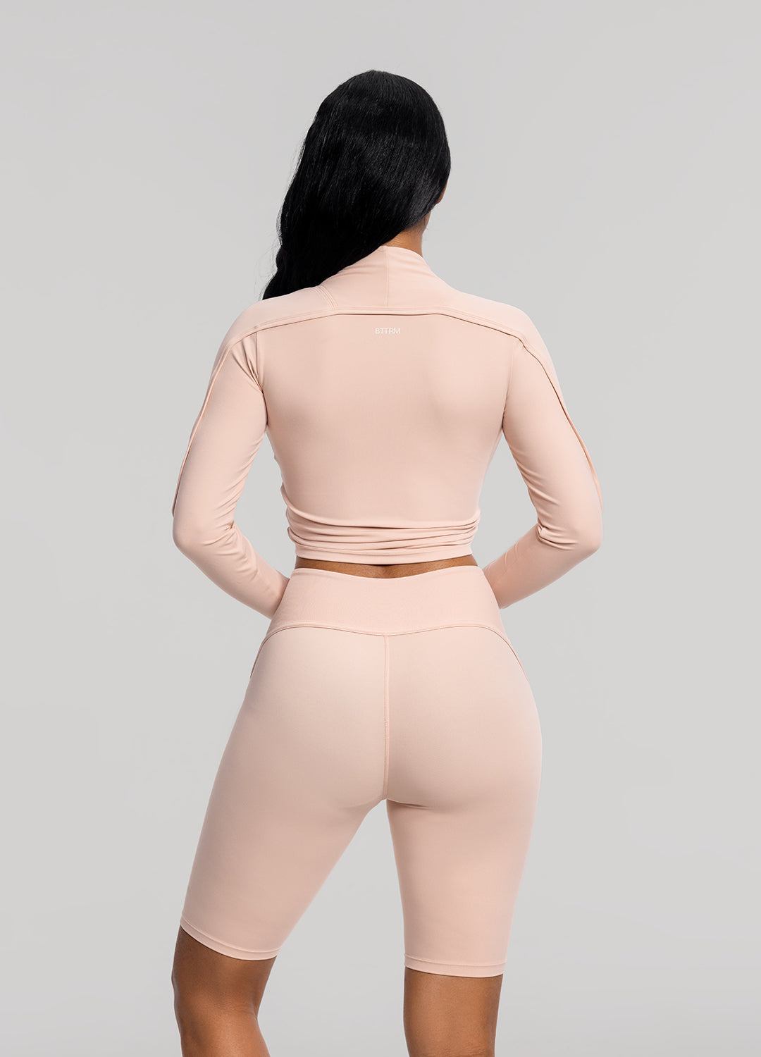 Drawstring Crop Top | Seashell