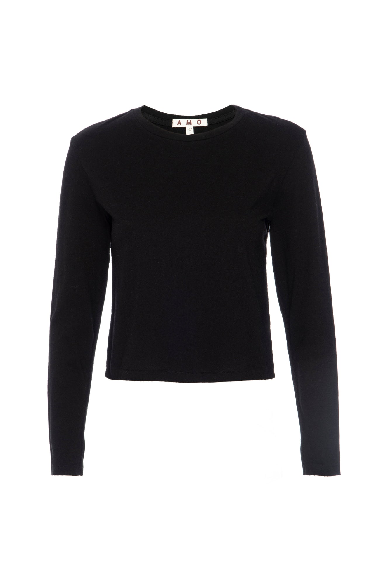 AMO Denim L/S Babe Tee in Black