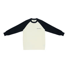 Long Sleeve Knit Baseball T-Shirt | Navy