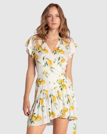 Women | Love Shack Mini Wrap Dress | Orchard