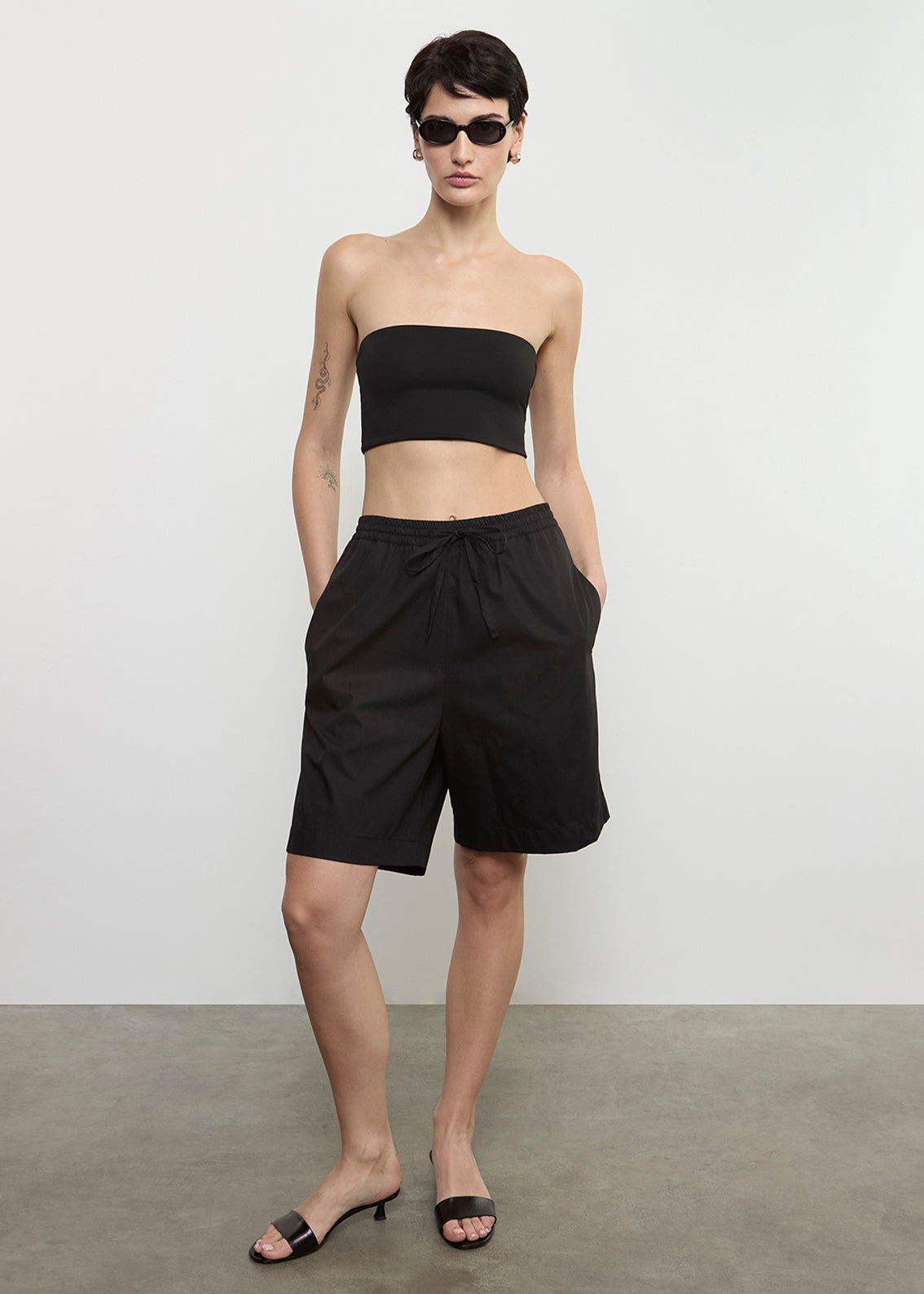 Poplin Resort Short | Black