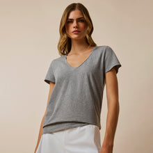 Women | Alula Short Sleeve Tee | Light Grey Heather