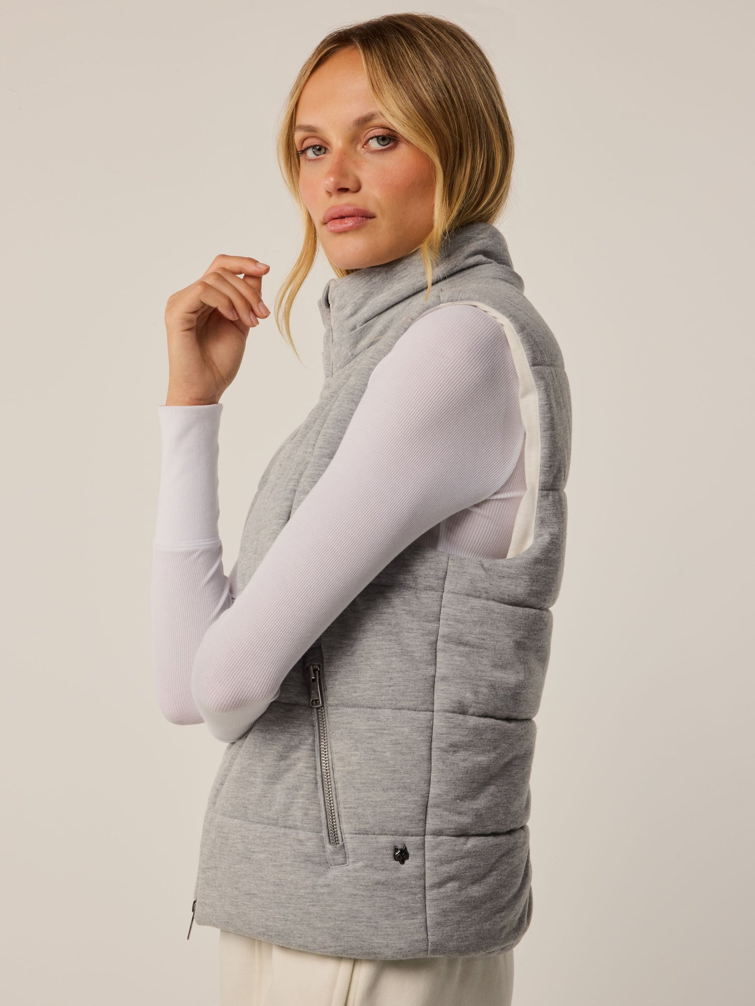 Women | Eos Luxe Vest | Grey Heather