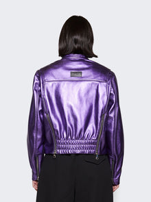 Women | LaQuan Smith | Bomber Jacket Grape | Purple