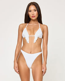 Sienna Bikini Top | White