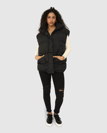 Women | Landslide Zip-Off Puffer Vest | Black