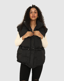 Women | Landslide Zip-Off Puffer Vest | Black