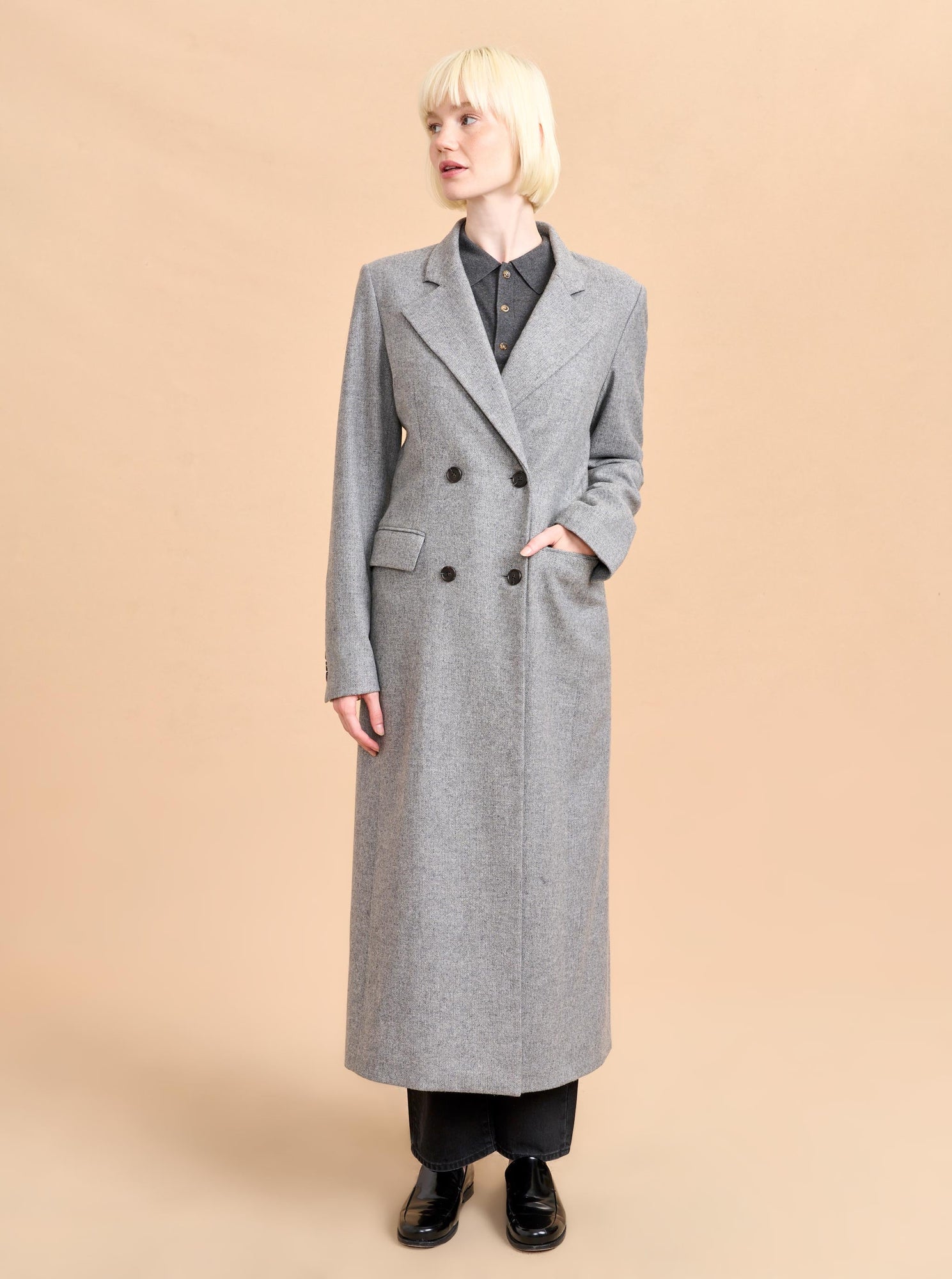 Luca Coat | Grey