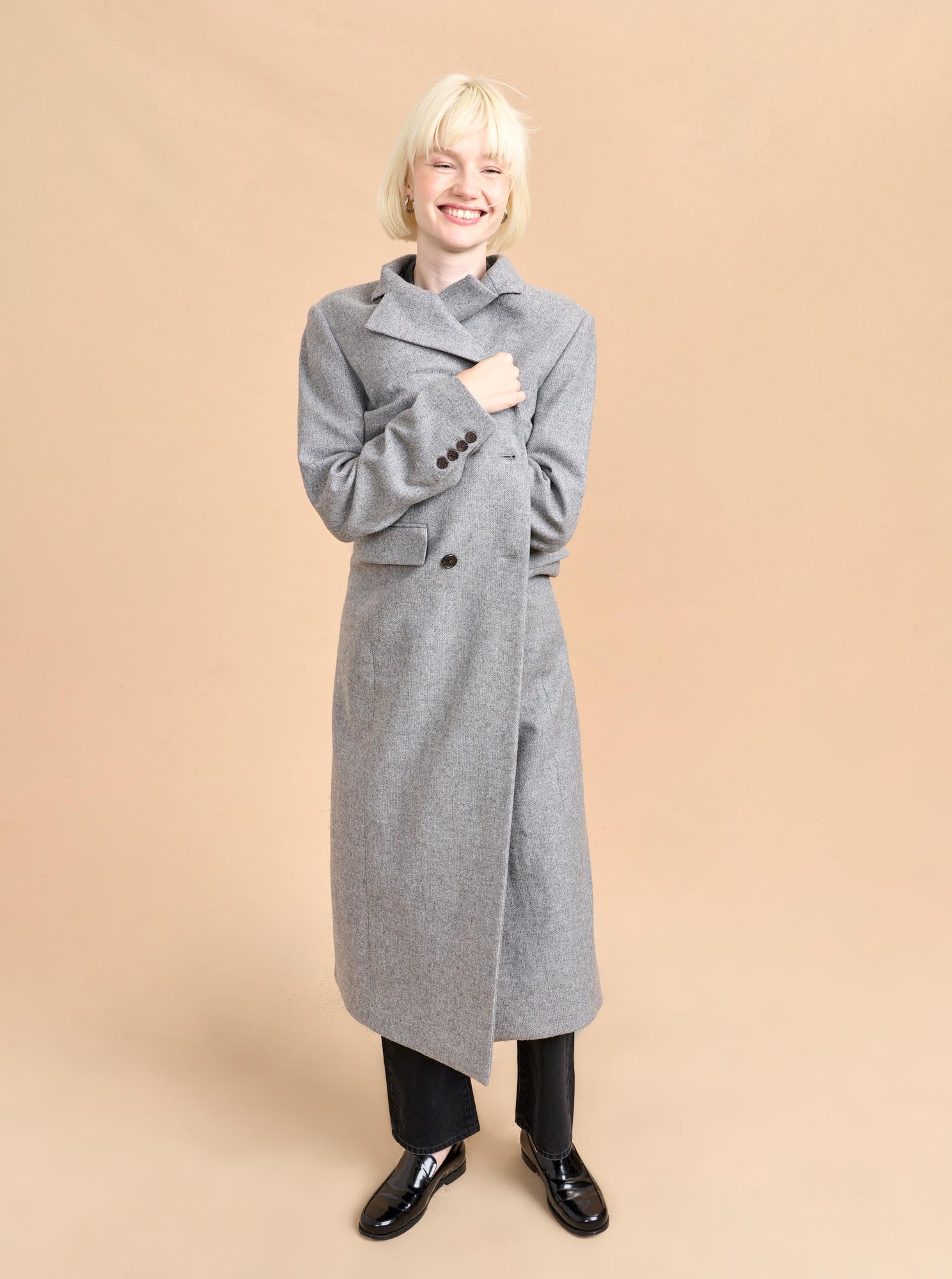 Luca Coat | Grey