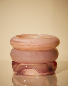 The Formentera Bangle Set | Set of 3 Bangles | Shades of Pink